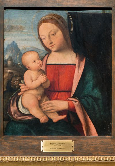 Madonna en Kind, 1510-1520 door Niccolò Pisano