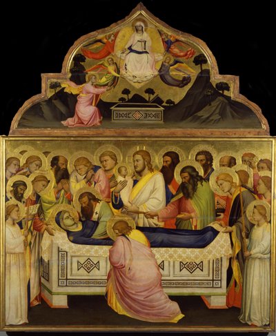 De Dood van de Maagd, ca. 1370-1375 door Niccolo di Pietro Gerini