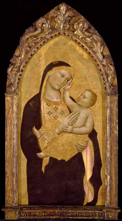 Maagd en kind door Niccolo di Pietro Gerini