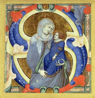 Geïllustreerde initiaal 