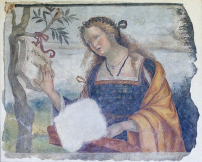 Allegorie op de muziek, ca.1520-24 (vrijstaand fresco) door Niccolo the Younger Giolfino