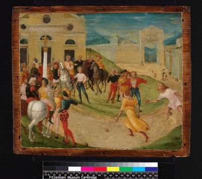 De Wedloop van Atalanta, voor 1555 door Niccolo the Younger Giolfino