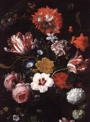 Stilleven met bloemen door Nicholaes van Verendael