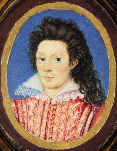John Harington, 2e Lord Harington van Exton door Nicholas (attr.to) Hilliard