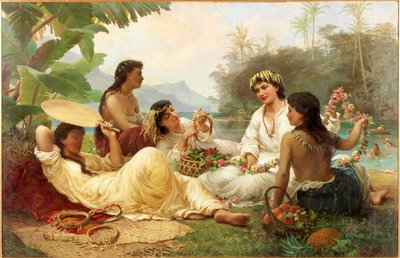 Zonnige Klimaten, Tahiti door Nicholas Chevalier