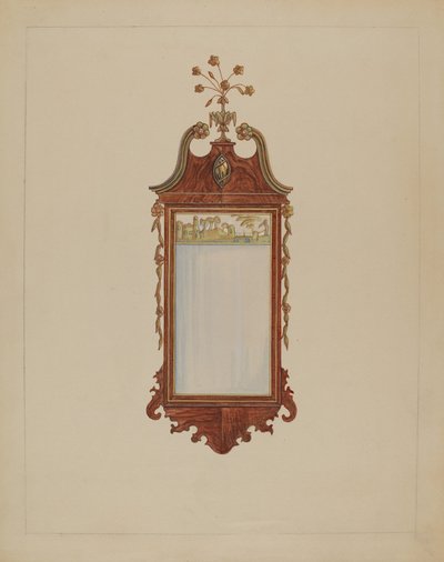 Hepplewhite Spiegel door Nicholas Gorid