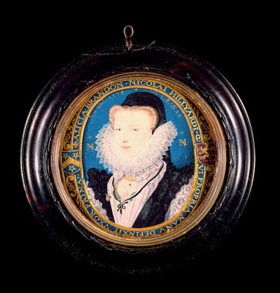 Alice Brandon, mevrouw Hilliard, 1578 door Nicholas Hilliard