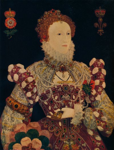 Elizabeth I, Koningin van Engeland en Ierland, c1574 door Nicholas Hilliard