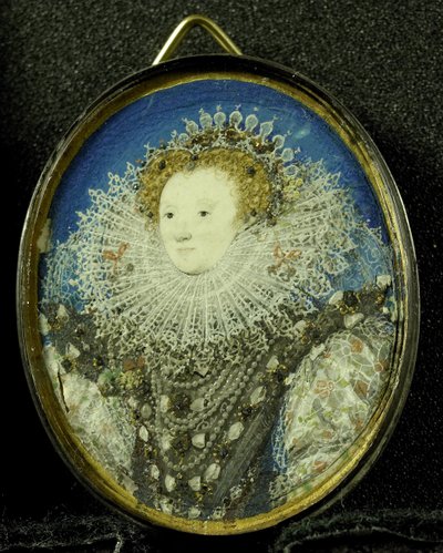 Elizabeth I, koningin van Engeland door Nicholas Hilliard