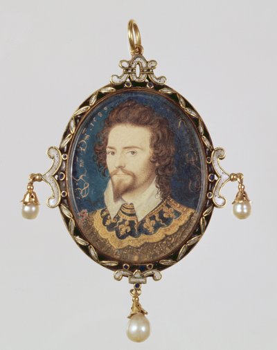 George Clifford, 3e Graaf van Cumberland door Nicholas Hilliard