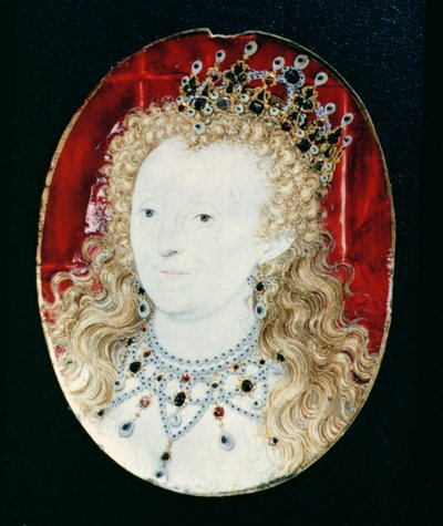 Miniatuur van koningin Elizabeth I door Nicholas Hilliard