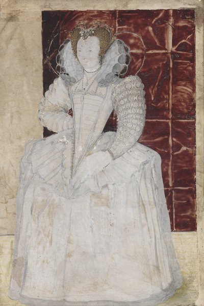 Portret van een Onbekende Dame, c.1595 door Nicholas Hilliard