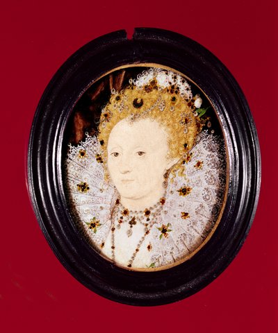 Portret van Koningin Elizabeth I door Nicholas Hilliard