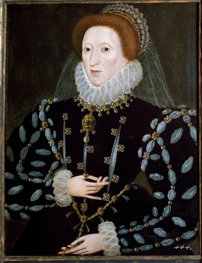 Portret van koningin Elizabeth I van Engeland door Nicholas Hilliard