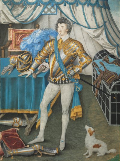 Portret van Sir Anthony Mildmay, Ridder van Apethorpe, Northants door Nicholas Hilliard