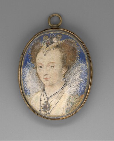 Portret van een Vrouw, c.1590 door Nicholas Hilliard