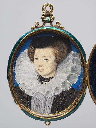 Portret van een Vrouw, c.1593 door Nicholas Hilliard