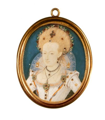 Koningin Anna van Denemarken door Nicholas Hilliard