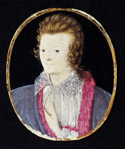 Onbekende jongeman, c.1595 door Nicholas Hilliard