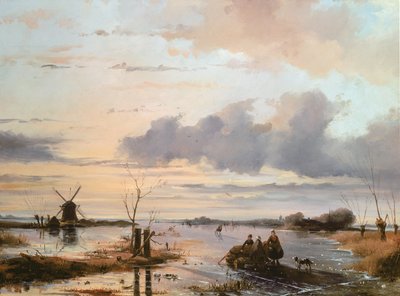 Laatste winter in Nederland door Nicholas Jan Roosenboom