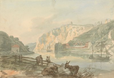 Hotwells vanaf Rownham Veerboot door Nicholas Pocock