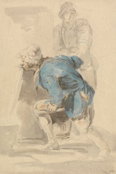 Man Drinkt uit een Tuit door Nicholas Pocock