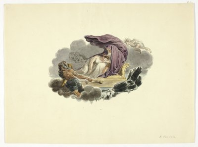 Mythologische scène door Nicholas Pocock