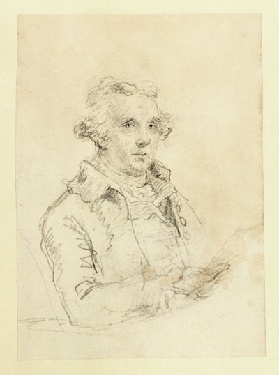 Zelfportret, c.1790 door Nicholas Pocock