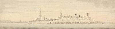Uitzicht op Revel, hoofdstad van Estland door Nicholas Pocock