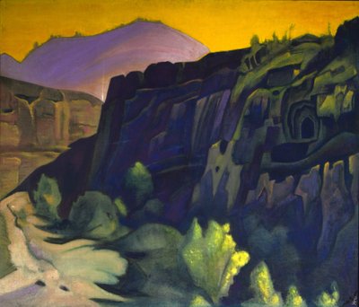 Ajanta Grotten door Nicholas Roerich