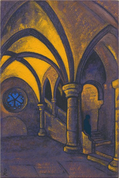 Kasteel door Nicholas Roerich