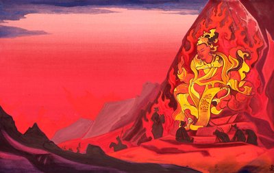 Bevel van Rigden Djapo, 1933 door Nikolai Konstantinowitsch Roerich