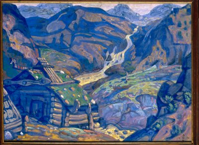 Decor voor "Peer Gynt" door Henrik Ibsen, 1912 door Nicholas Roerich