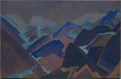 Gletsjers van Lahul door Nicholas Roerich