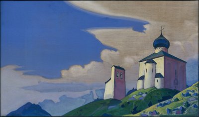 Hermitage van St. Sergius, 1933 door Nicholas Roerich