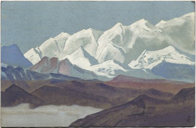 Himalaya, Kanchenjunga-bergketen door Nicholas Roerich