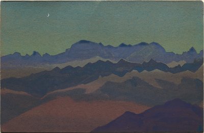 Himalaya, nabij Sandakphu door Nicholas Roerich
