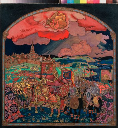 De verovering van Kazan in 1552 door Nicholas Roerich