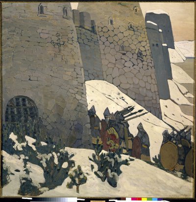 De wacht door Nicholas Roerich