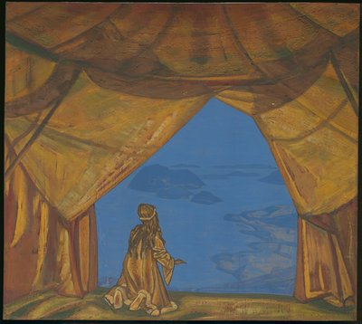 Heer van de nacht, 1918 door Nicholas Roerich