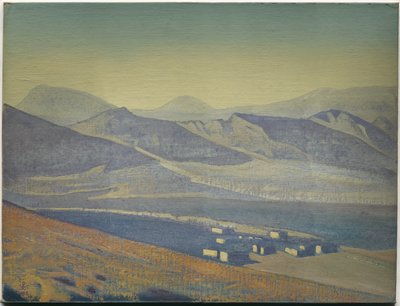 Heiligdommen en citadellen, uit de serie met dezelfde titel, 1925 door Nicholas Roerich