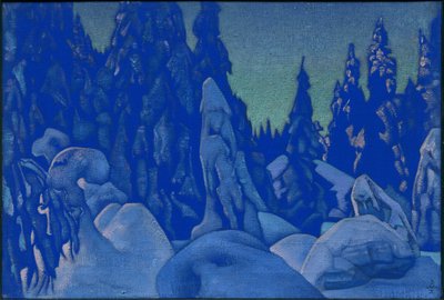 Sneeuwwachters, 1922 door Nicholas Roerich