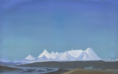 De grootste en heiligste van Tangla, 1932 door Nicholas Roerich