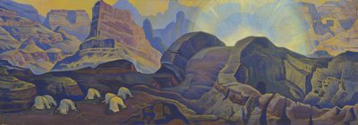 Het Wonder (uit de serie Messias) door Nicholas Roerich