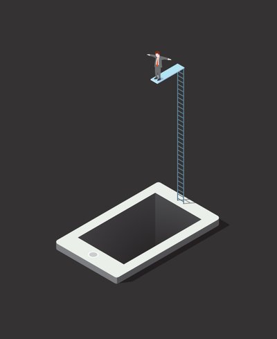 Into the unknown, 2015 (digitaal) door Nick Diggory
