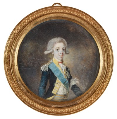 Portret van Gustav IV Adolf van Zweden, 1792 door Niclas Lafrensen