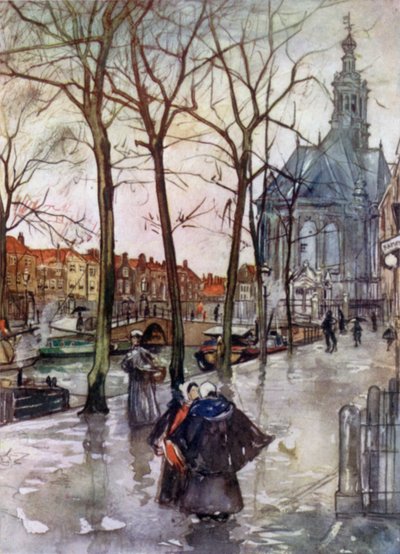 Kanaal de Turfmarkt, Den Haag door Nico Jungman