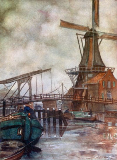 Molen de Adrian, Haarlem door Nico Jungman