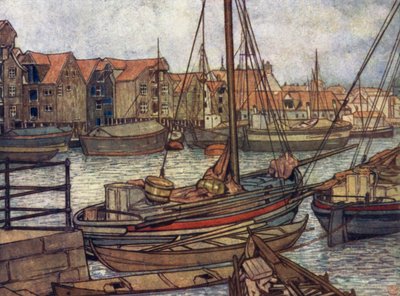 Noorwegen: Bergen Boten en Pakhuizen door Nico Jungman