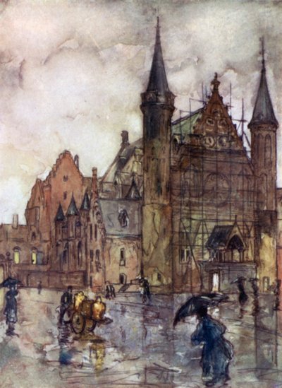Het Binnenhof, Den Haag door Nico Jungman